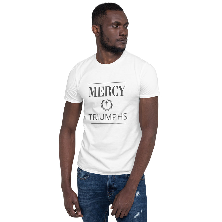 Mercy Triumphs- Short-Sleeve Unisex T-Shirt