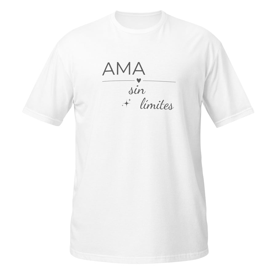 Ama Sin Límites- Camiseta de manga corta unisex