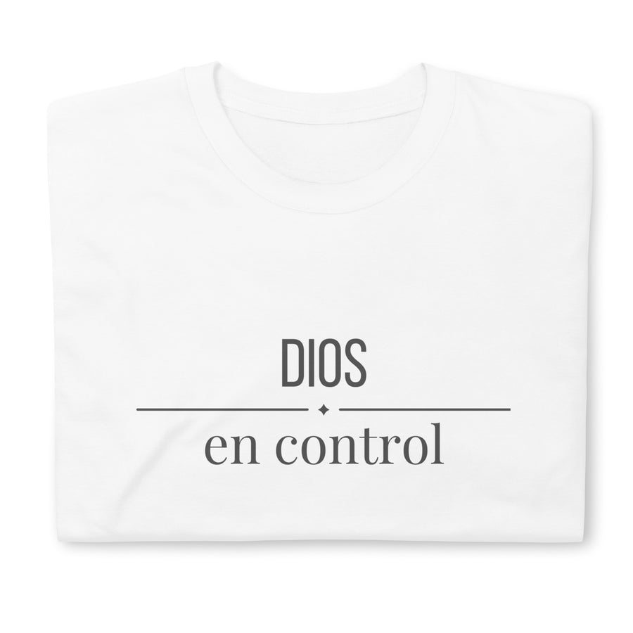 Dios en Control- Camiseta de manga corta unisex
