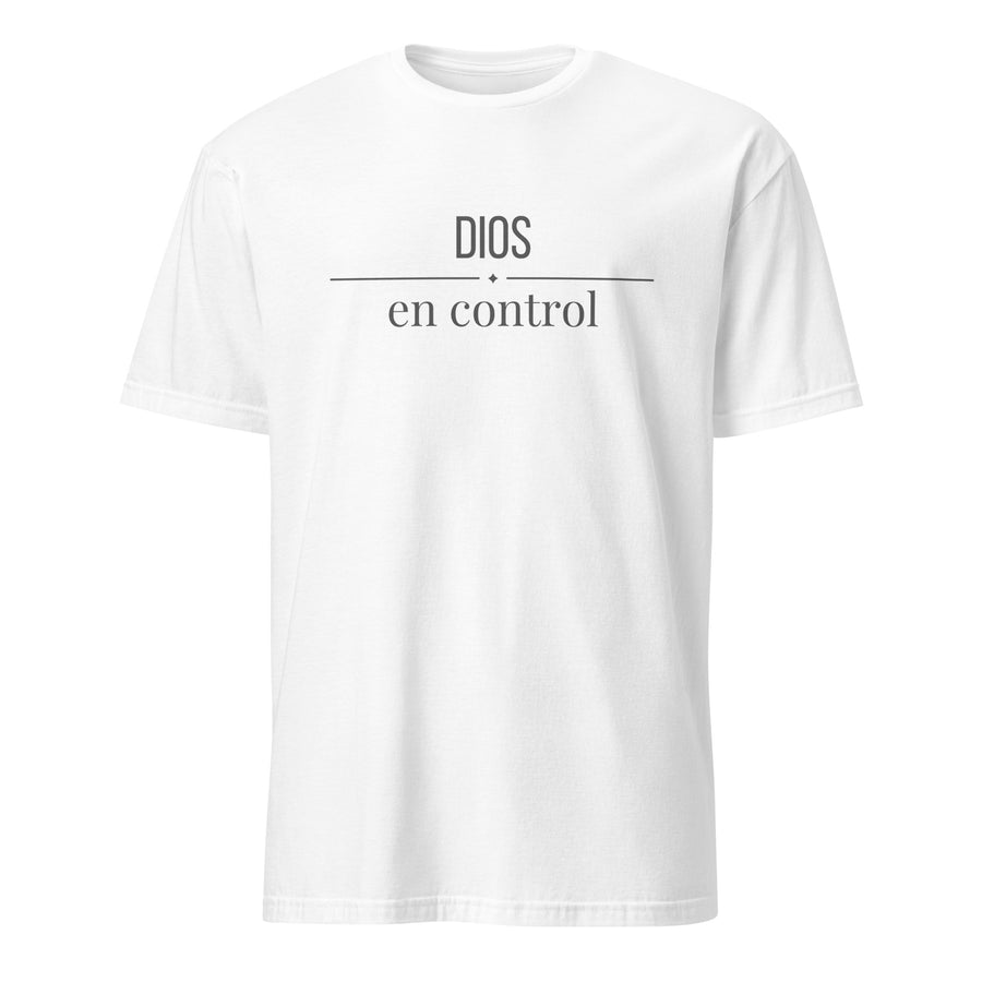 Dios en Control- Camiseta de manga corta unisex