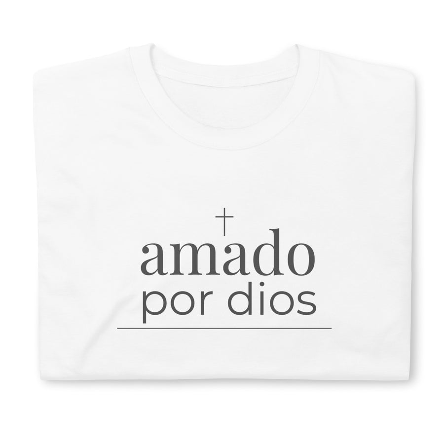 Amado por Dios- Camiseta de manga corta unisex