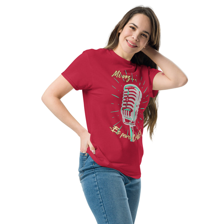 Mi Voz- Camiseta clásica unisex (Dark Colors)