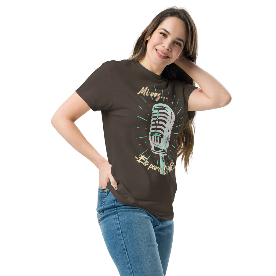 Mi Voz- Camiseta clásica unisex (Dark Colors)
