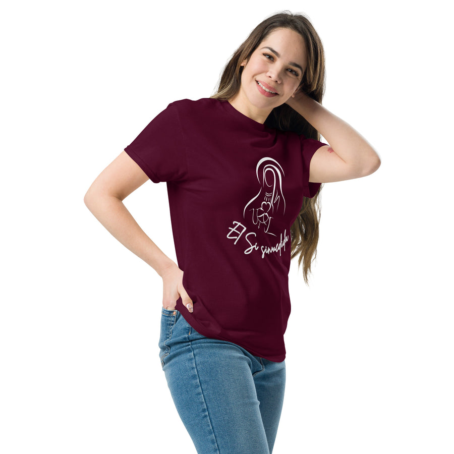 Camiseta clásica unisex (Colores Oscuros)- El Sí sin medida