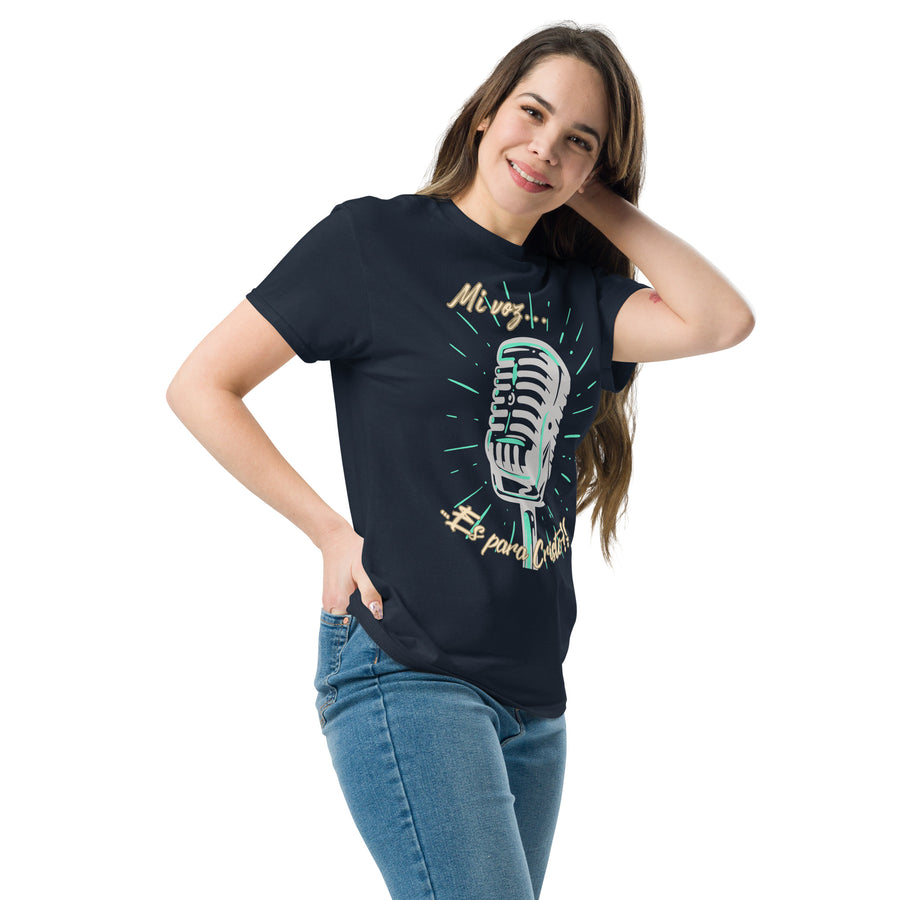 Mi Voz- Camiseta clásica unisex (Dark Colors)