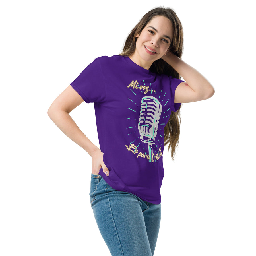 Mi Voz- Camiseta clásica unisex (Dark Colors)