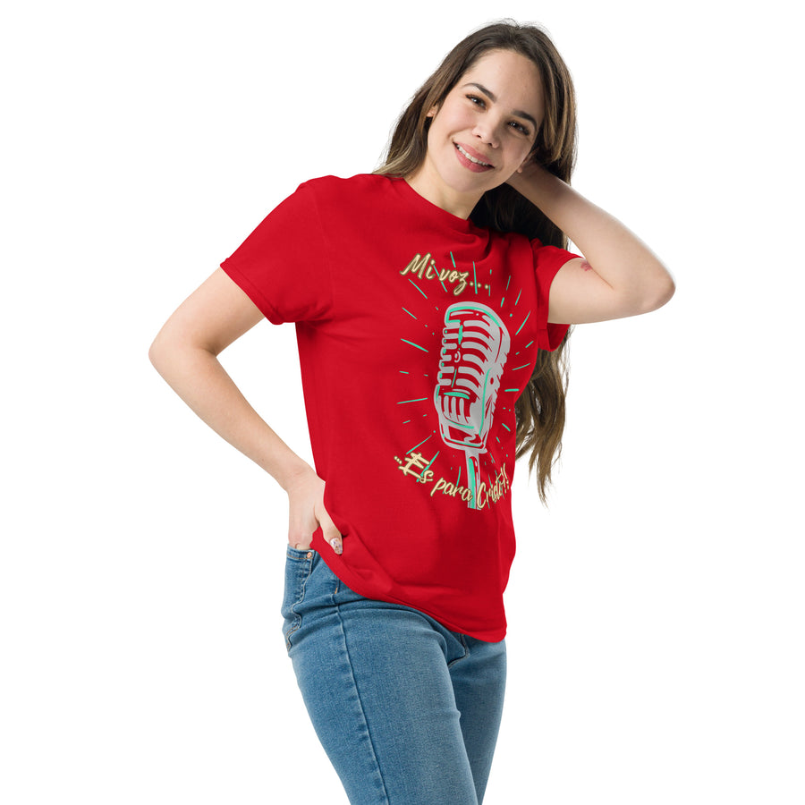 Mi Voz- Camiseta clásica unisex (Dark Colors)